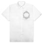 Short Sleeve Military Shirt - White