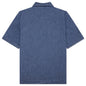 Logo Embroidered Short-Sleeve Shirt - Denim Blue