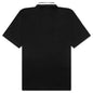 Crest Polo Shirt With Casual Pocket - Black