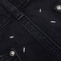 Stud Denim Shorts - Black