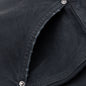 Stud Denim Shorts - Grey