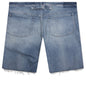 Stud Denim Shorts - Light Blue