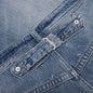 Stud Denim Shorts - Light Blue