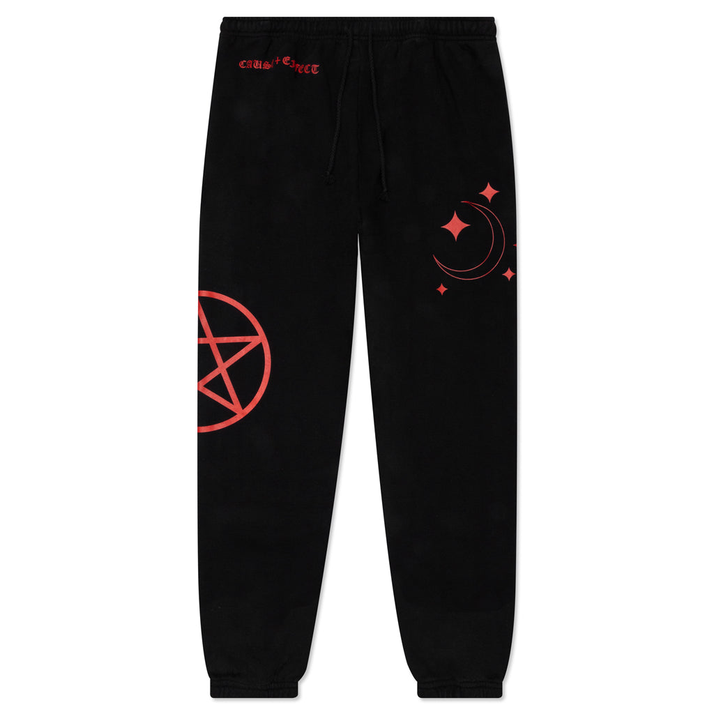Mystic Sweatpants - Black/Red