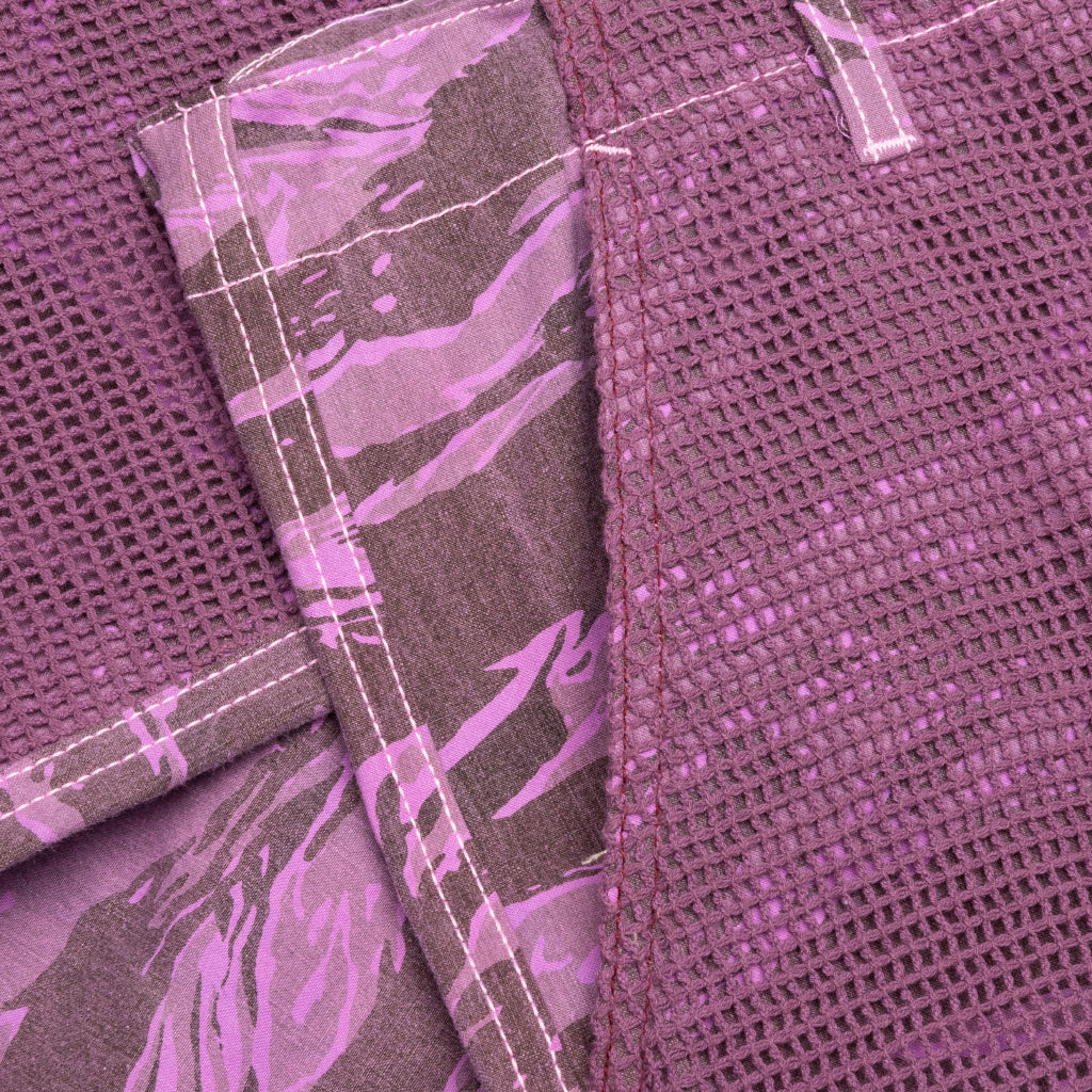 Purple Tiger Camo Netted Pants - Purple Snow Camo