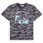 Sickle Camo Logo Tee - Slate Brown