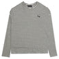 Striped Logo L/S Tee - Grey Striped