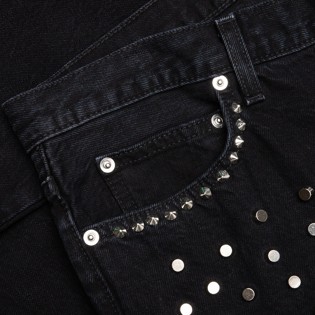 Studded Jeans - Black