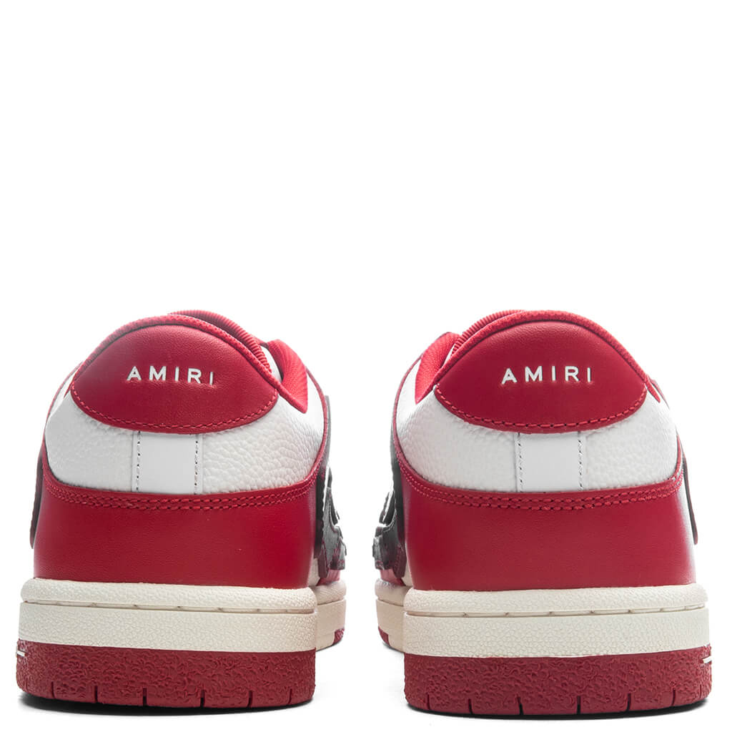 Skel Top Low - Red/White