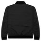 Skin Touch Nylon Bomber Jacket - Charcoal