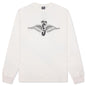 Skull Wings Pigment Dyed L/S Tee - Natural