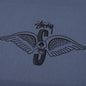 Skull Wings Pigment Dyed L/S Tee - Navy