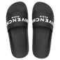 Slide Flat Sandals - Black