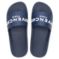 Slide Flat Sandals - Dark Blue