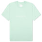 Slim Fit Reverse Print T-Shirt - Aqua Green
