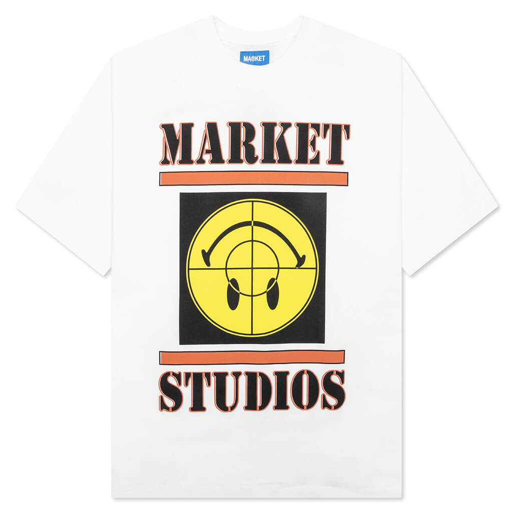 Smiley Hidden Truth T-Shirt - White