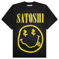 Smiley Tee - Washed Black