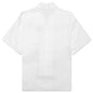 Solid Color Hawaiian S/S Shirt - White