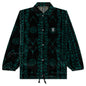 Coach Jacket Velvet - Black/Green