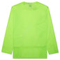 Crew Neck S/S Shirt Knit Mesh - Neon Green