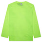 Crew Neck S/S Shirt Knit Mesh - Neon Green