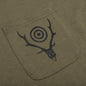 L/S Round Pocket Tee - Olive