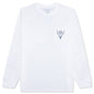 L/S Round Pocket Tee - White