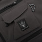 Multi-Pocket Zipped 2 Way Jacket - Charcoal