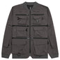 Multi-Pocket Zipped 2 Way Jacket - Charcoal