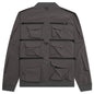 Multi-Pocket Zipped 2 Way Jacket - Charcoal