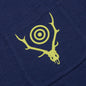 Round Pocket S/S Tee - Navy