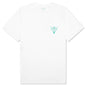 Round Pocket S/S Tee - White