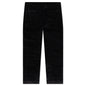 Spiraling Wide Leg Cord Pants - Black