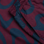 Splashed Swim Shorts - Burgundy