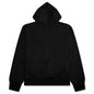 Split Zip Hoodie - Black