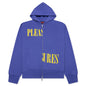 Split Zip Hoodie - Blue