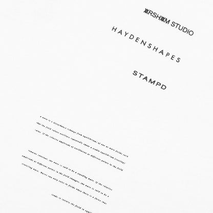 Stampd x Daniel Arsham  Eroded Tee - White