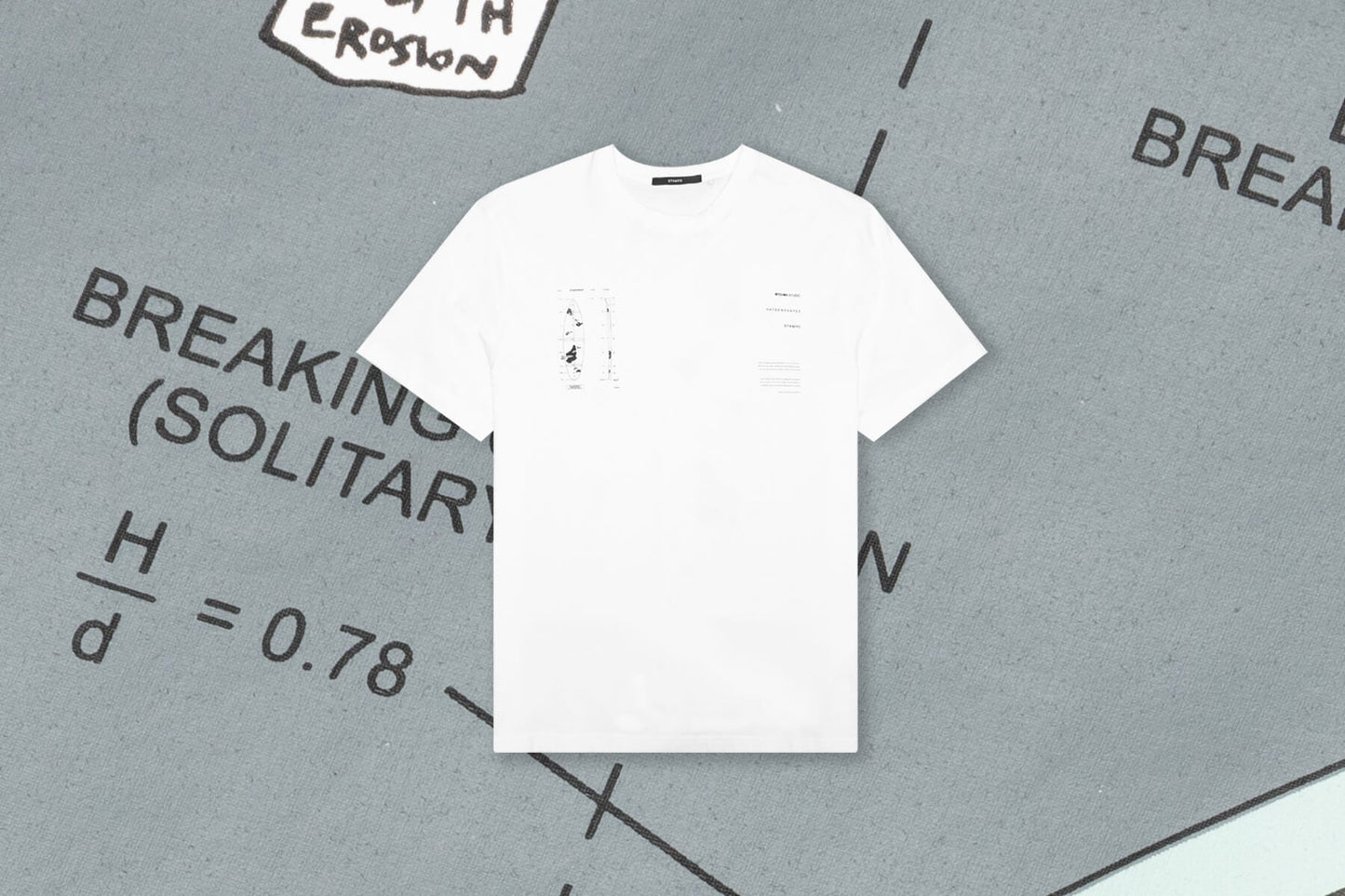 Stampd x Daniel Arsham  Eroded Tee - White