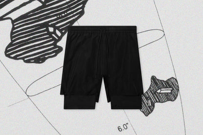 Stampd x Daniel Arsham Tech Water Short - Black