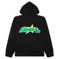 Star A Zip Up Hoodie - Black