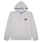 Star A Zip Up Hoodie - Heather Grey