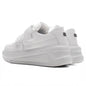 Velcro Strap Platform Sneakers - Optic White