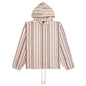 Stitch Poncho Hoodie - Ecru