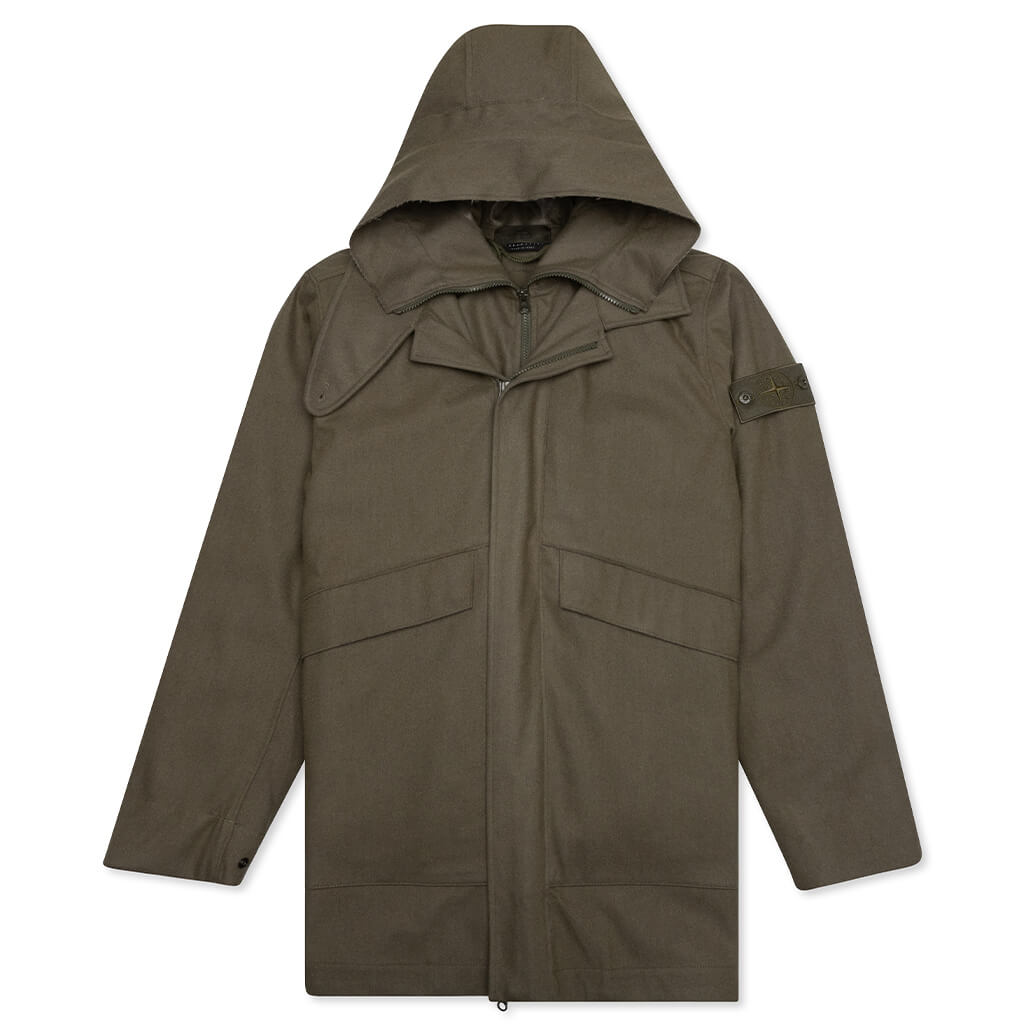 Real Down Jacket 442F1 - Military Green