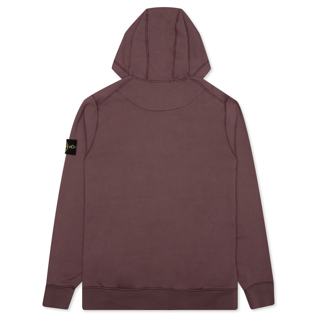 Full Zip Hooded Sweatshirt 64251 - Dark Burgundy