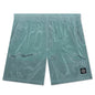 Nylon Metal Swim Trunks B0943 - Aqua