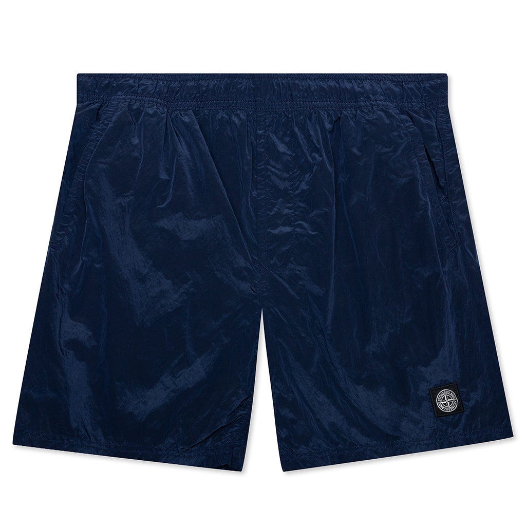 Nylon Metal Swim Trunks B0943 - Dark Blue