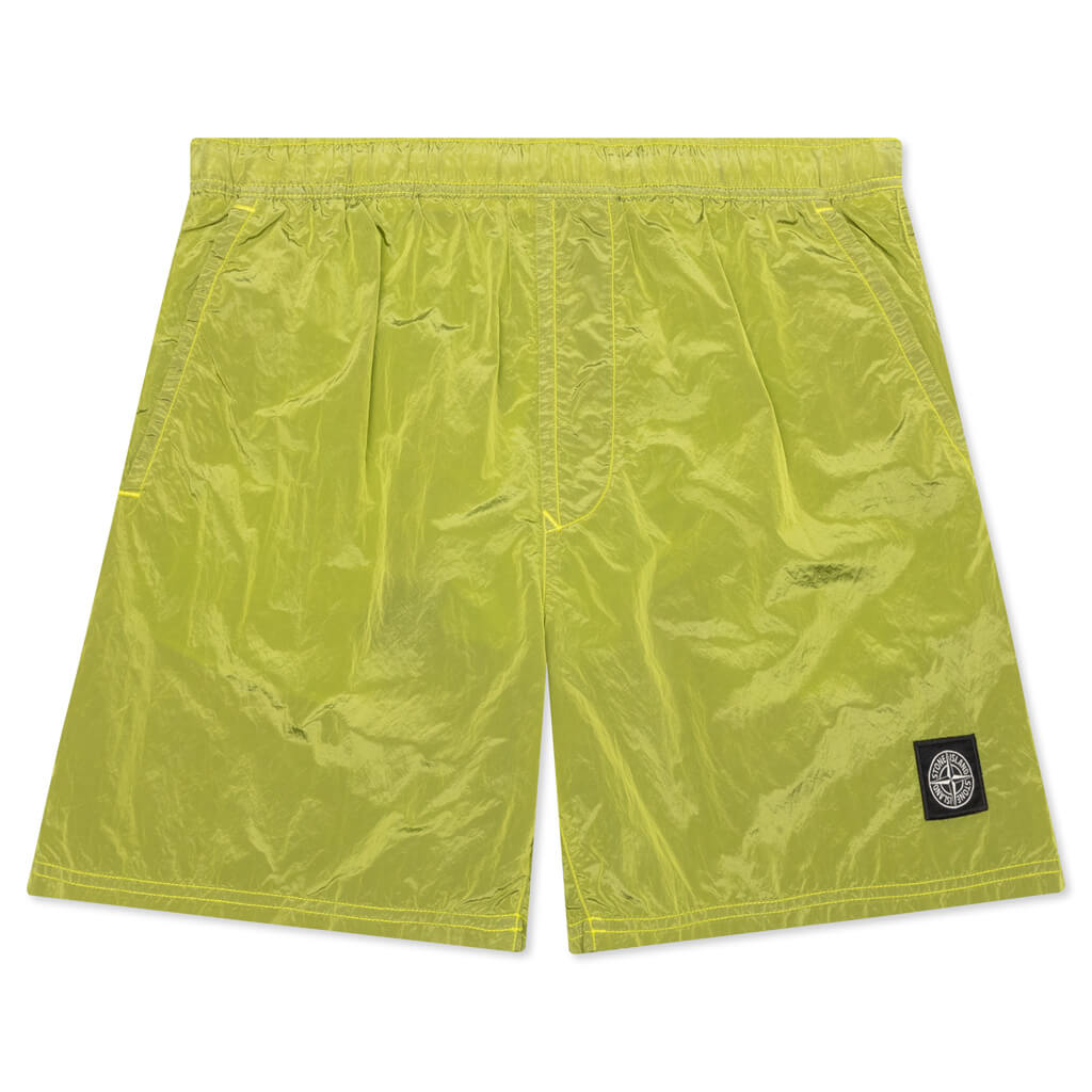 Nylon Metal Swim Trunks B0943 - Pistachio