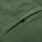 Brushed Cargo Fleece Pants - Olive Green