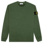 Brushed Crewneck Sweatshirt - Olive Green